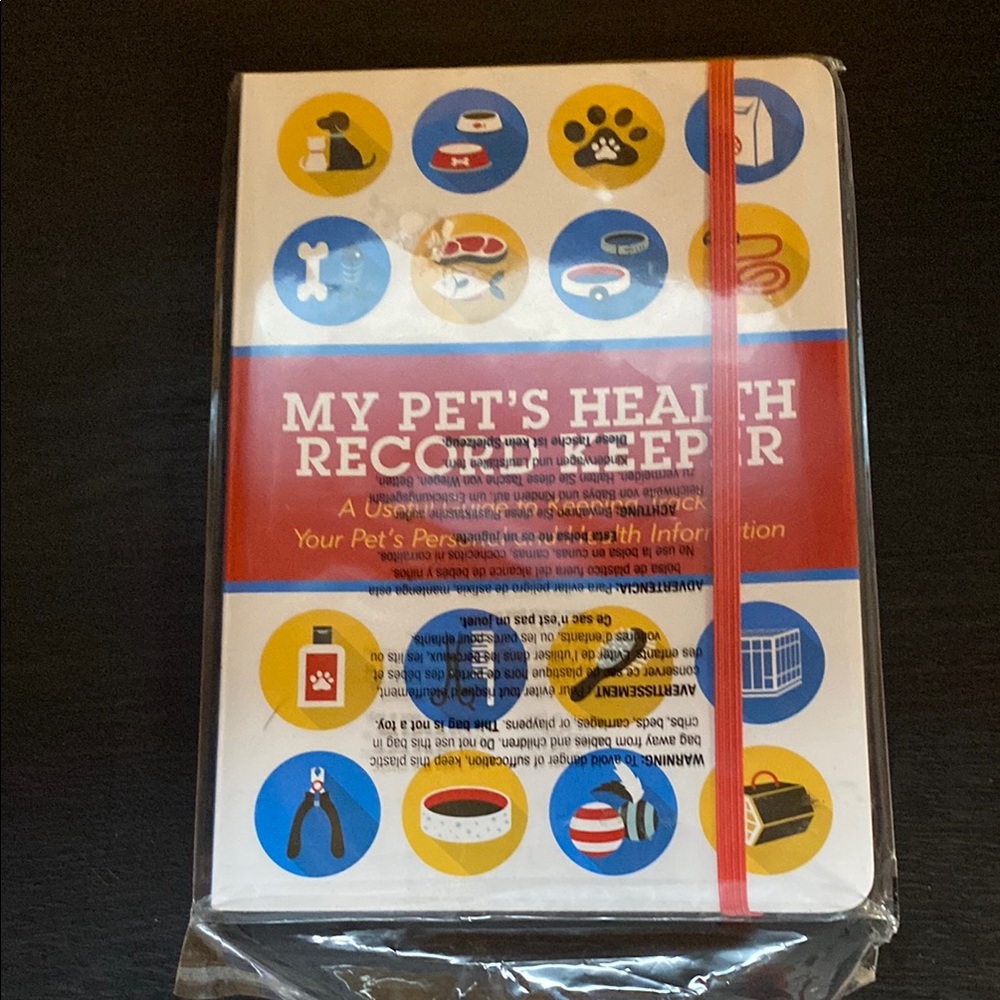 Pet Health Record Keeper Brand new still sealed!